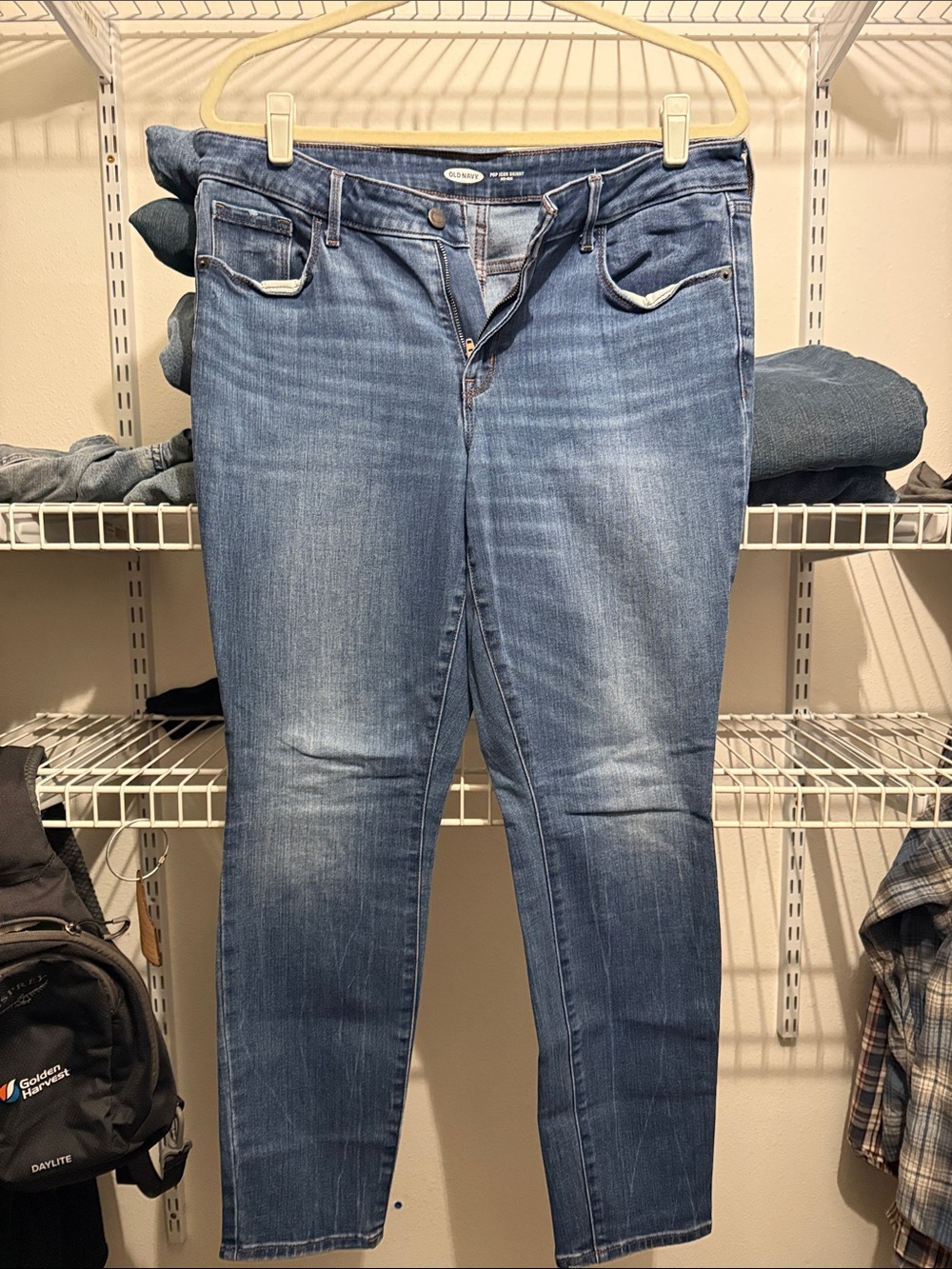 Gloria Vanderbilt Skinny Jeans in Faded Blue Wash